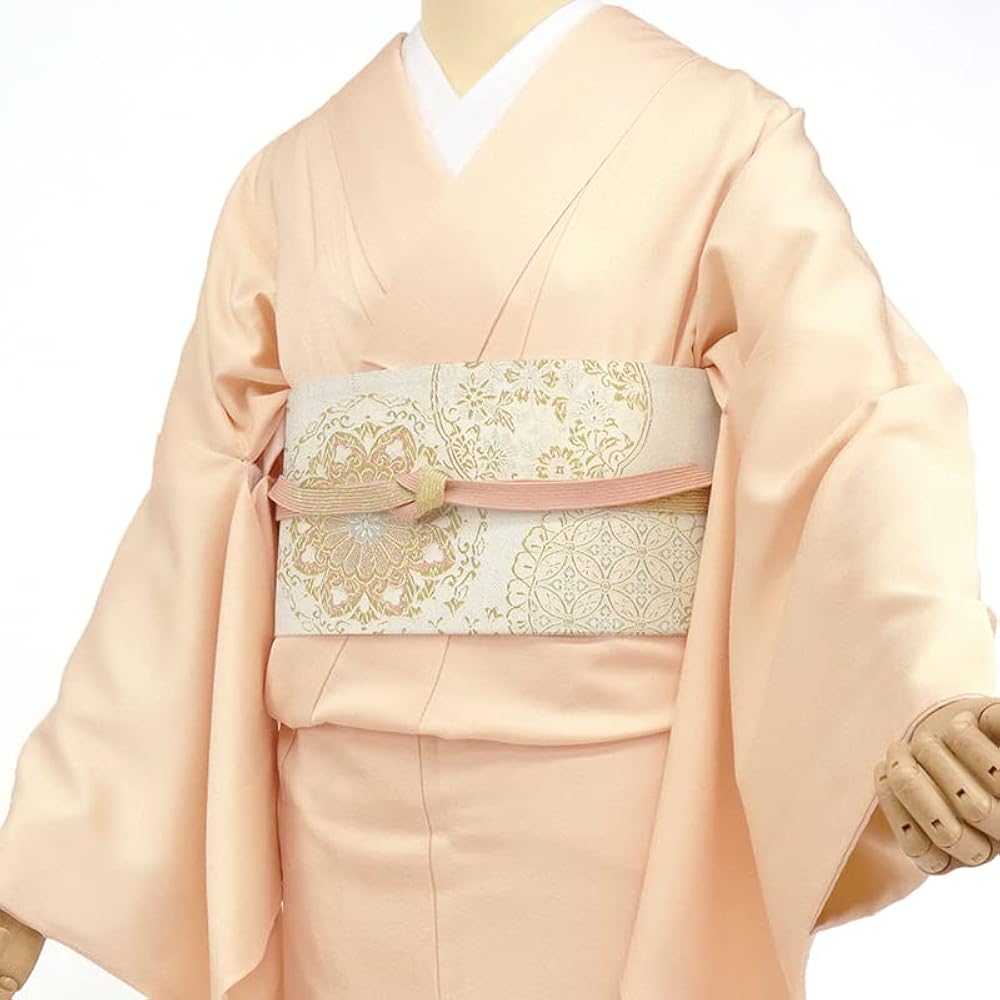 LULU81 着物 付け下げ 袷 ボタニカル柄 ベージュ 鳥 銀座【B-3882】西陣 山口美術織物製 繍一ッ紋 織り 付下げ